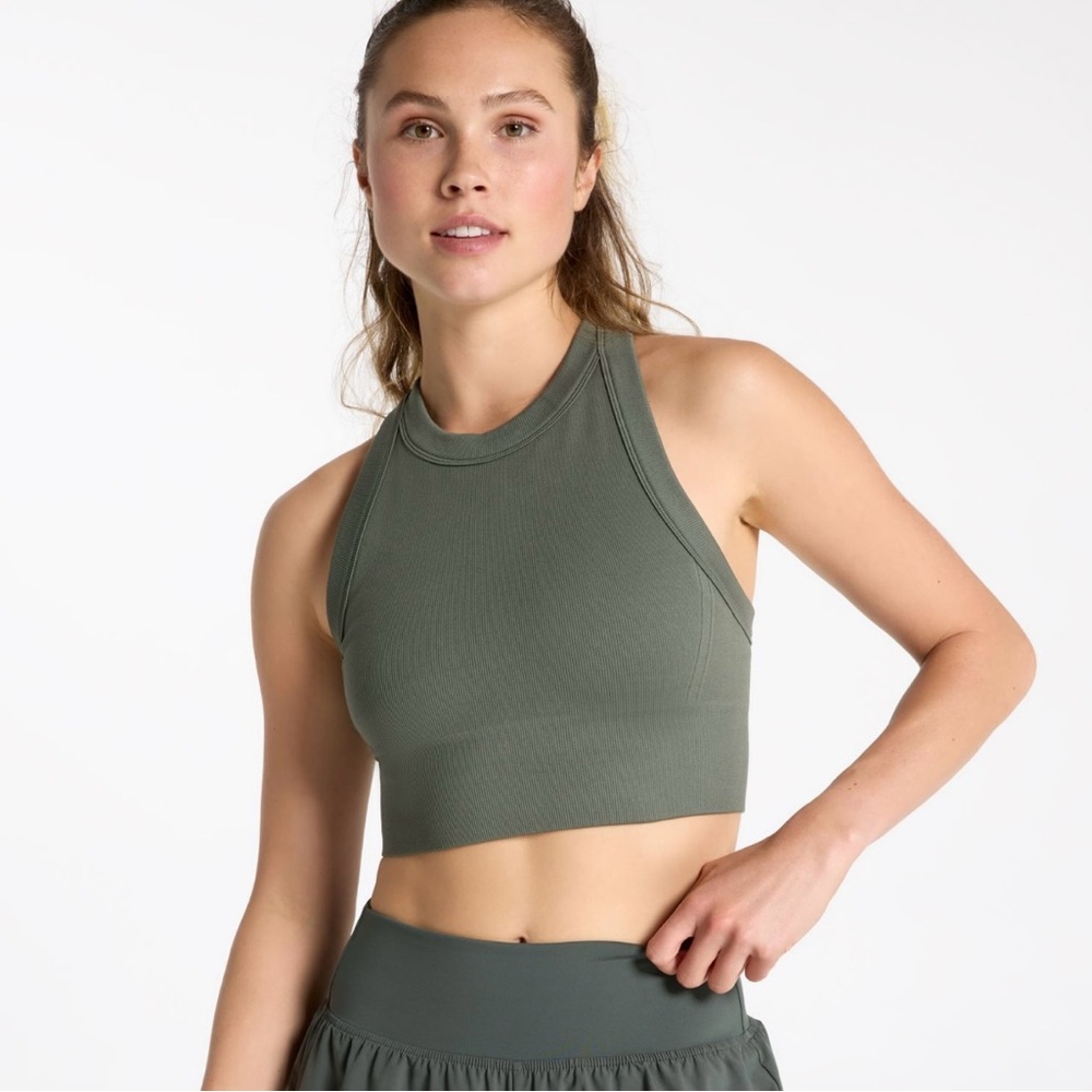 NWT DSG High Neck Brami in Muted Olive